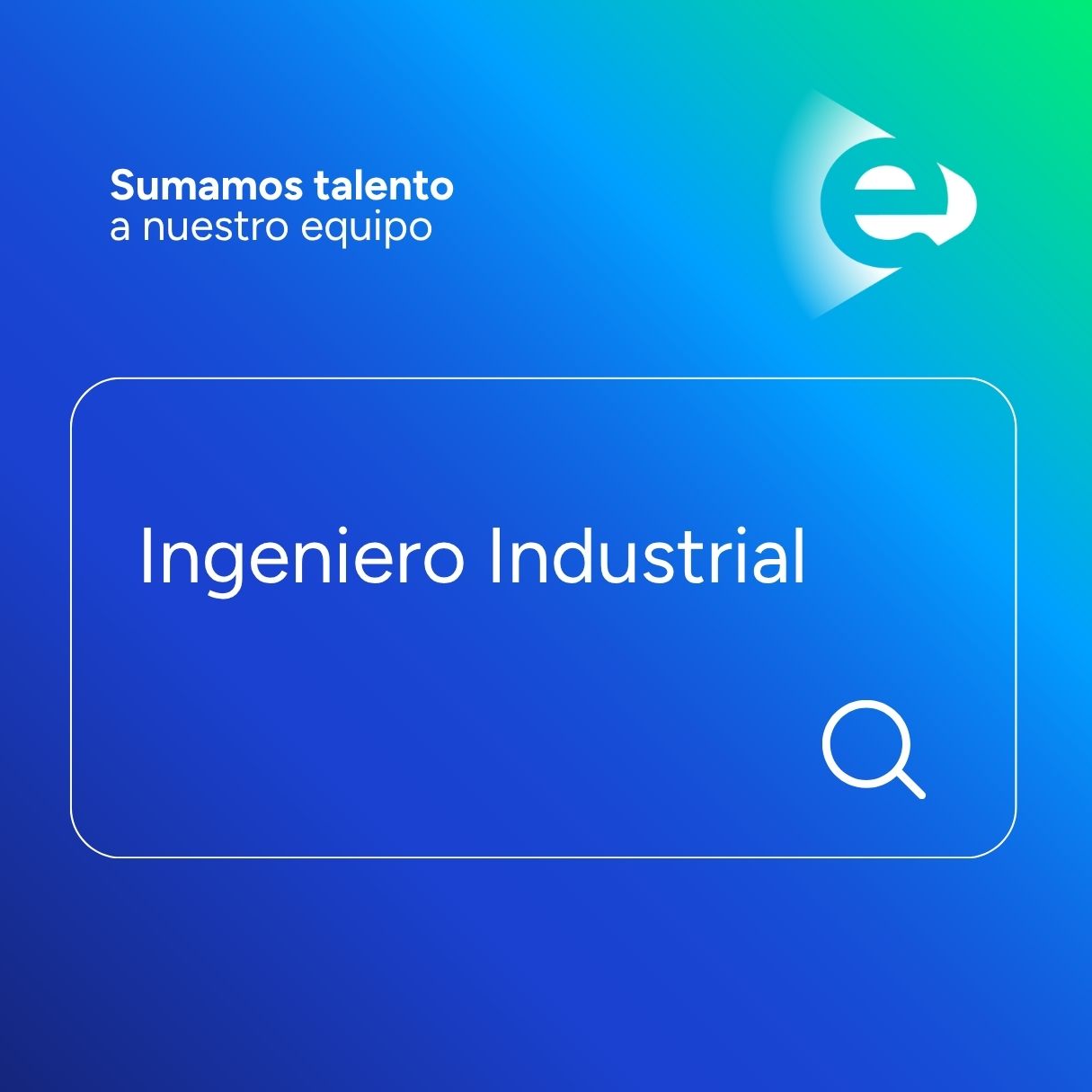 Ingeniero industrial Senior