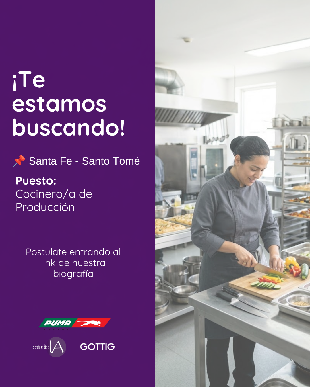 Cocinero/a de Producción
