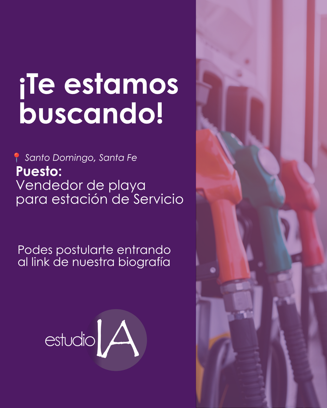 Vendedor de Playa para Estación de Servicio -Santo Domingo-