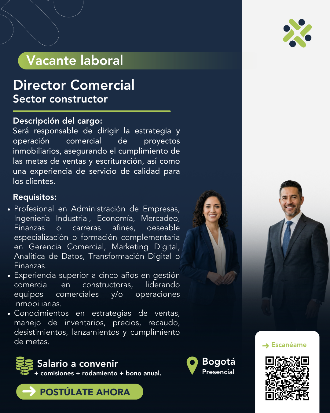 Director Comercial - sector constructor