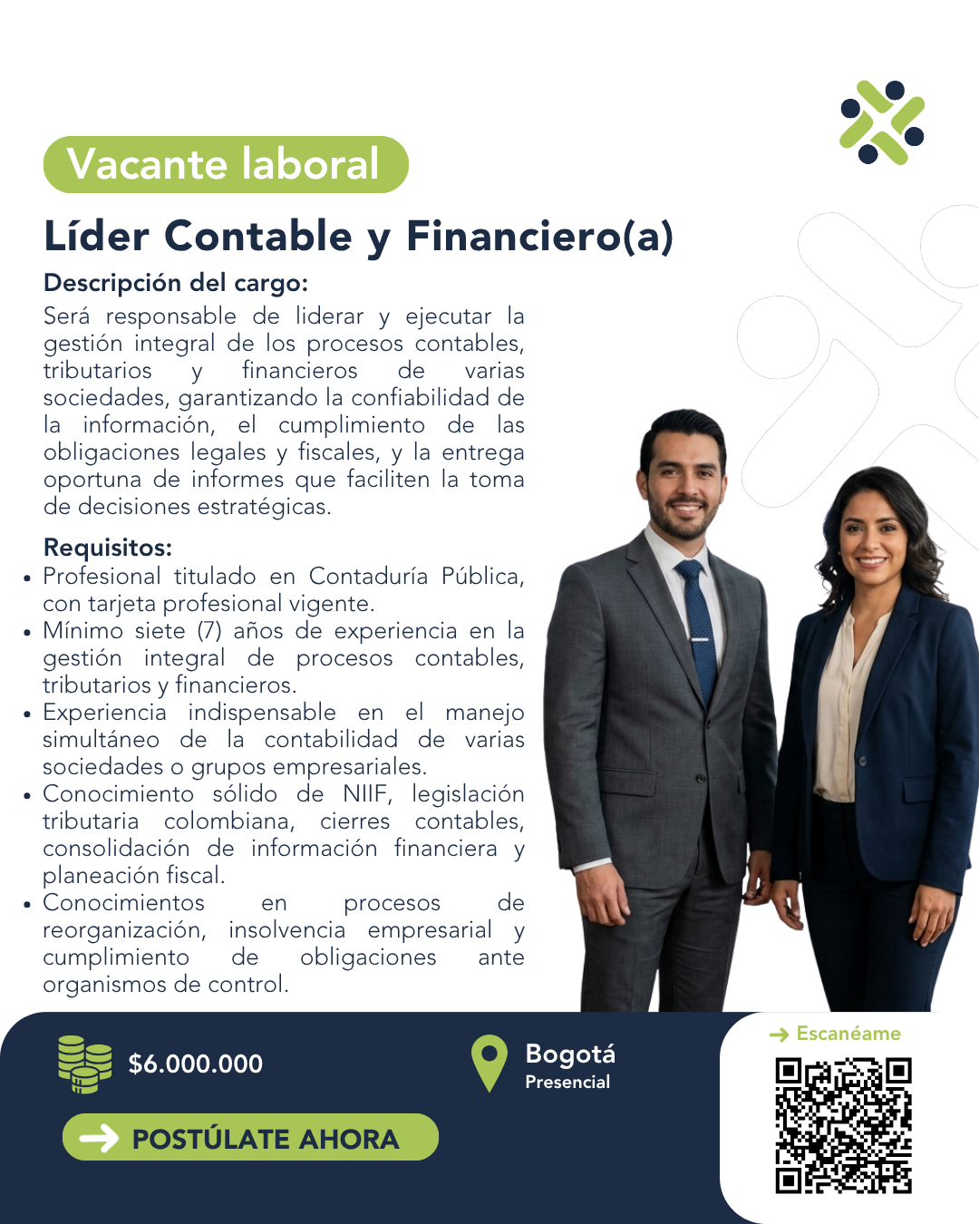 Líder Contable y Financiero(a)