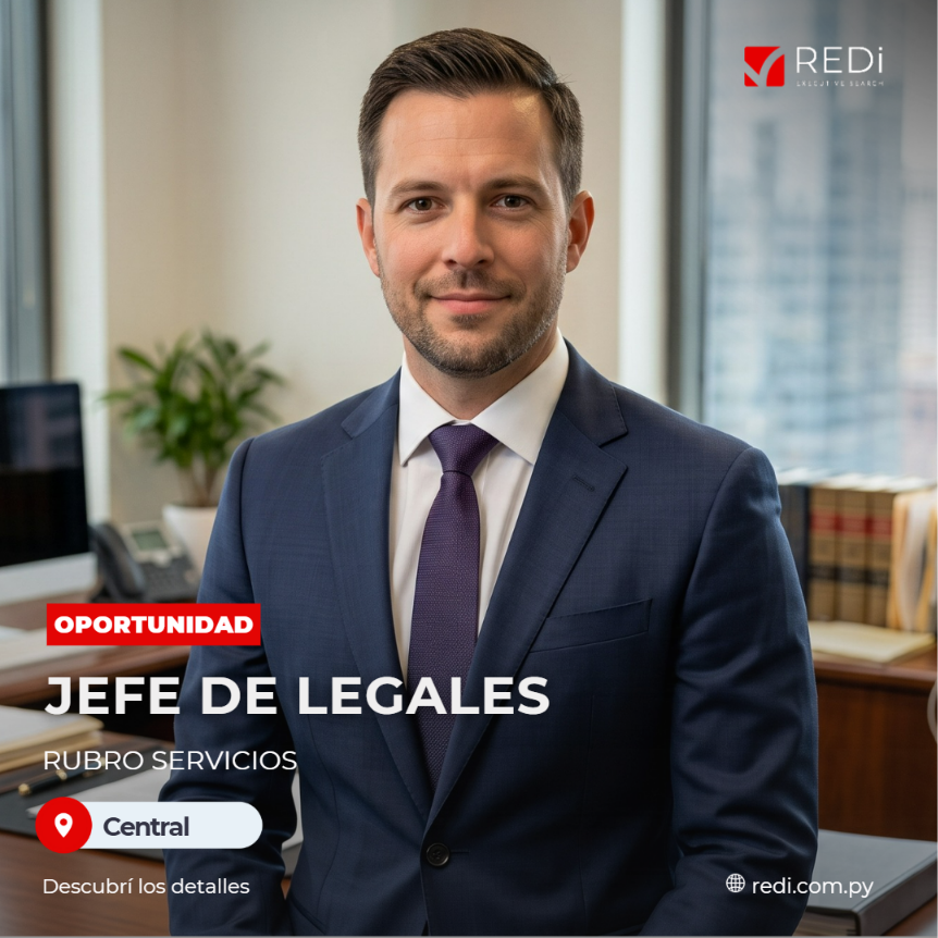 Jefe de Legales - Rubro Servicios